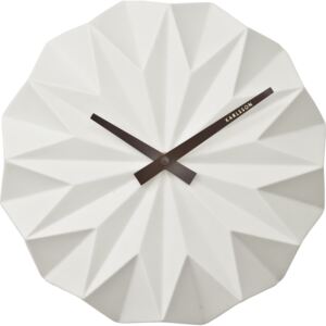 Zegar ścienny Origami biały