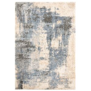 Dywan Shaggy Abstrakcyjny Kremowy Niebieski Versay 57608