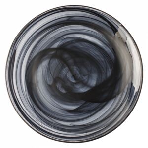 S-art - Talerz płytki czarny 21 cm - Elements Glass (321911)