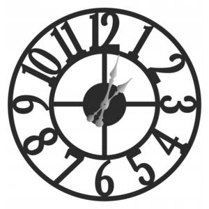 Zegar ścienny metalowy "Roma II" 50cm z36/50/c