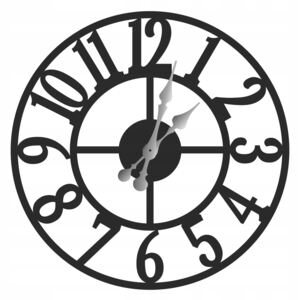 Zegar ścienny metalowy "Roma II" 40cm z36/40/c