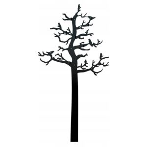 Wieszak metalowy ścienny "Drzewo" ptaki w131/130/c