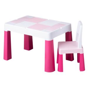 Komplet stolik + krzesełko różowe TEGA MULTIFUN