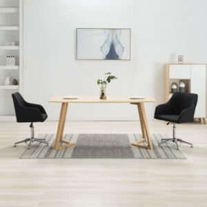 Krzesło obrotowe PERVOI, czarne, 53x55x92 cm