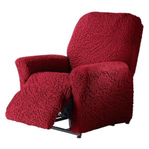 Pokrowiec na fotel wypoczynkowy - bordowy - velikost oparcie80-105,siedzenie50-60cm