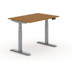 Stół z regulacją wysokości, elektryczny, 1200 x 800 mm, czereśnia