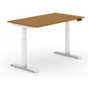 Stół z regulacją wysokości, elektryczny, 1400 x 800 mm, czereśnia