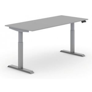 Stół z regulacją wysokości, 1800 x 800 mm, szary
