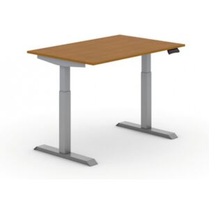 Stół z regulacją wysokości, elektryczny, 1200 x 800 mm, czereśnia