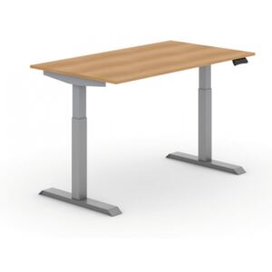 Stół z regulacją wysokości, 1400 x 800 mm, buk