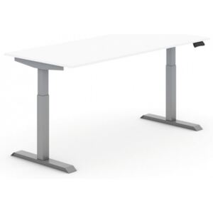 Stół z regulacją wysokości, 1800 x 800 mm, biały