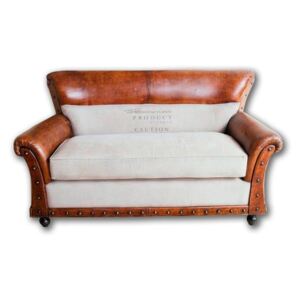 Brown Sofa 2 osobowa 150 x 75 x 90