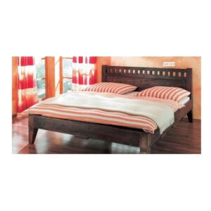 Łóżko drewniane 160 x 200 Walnut