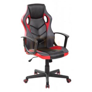 Obrotowy fotel dla gracza QZY-2M kolor czerwony
