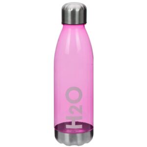 Butelka sportowa z nakrętką ze stali nierdzewnej, 700 ml, różowy