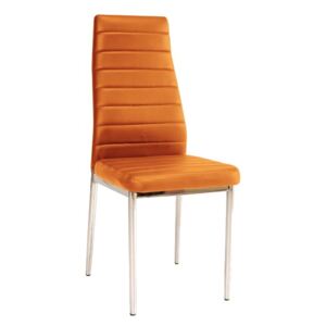 Krzesło H-261 Chrom Pomarańczowy