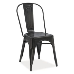 Krzesło Loft Czarny Mat