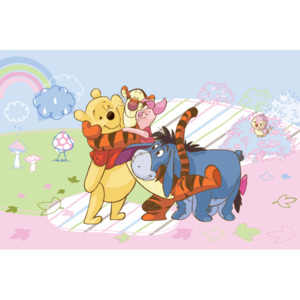 Dywan Disney Kids Winnie Rainbow 51171, Druk Cyfrowy