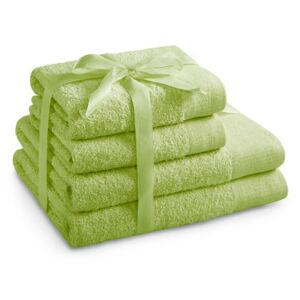 Komplet ręczników Amari limonkowy zielony 140 cm
