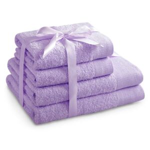 Komplet ręczników Amari lila fioletowy 140 cm