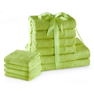 Komplet ręczników Amari Family limonkowy zielony 140 cm