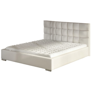 Łóżko z materacem Dolores 160x200 cm z pojemnikiem białe