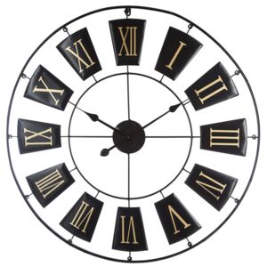 Zegar ścienny ATMOSPHERA CREATEUR D'INTERIEUR, czarny, 76x4,5x76 cm