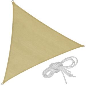 Tectake 402603 markiza trójkątna z ochroną uv, wariant 1 - 400 x 400 x 400 cm