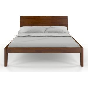 Drewniane łóżko skandynawskie Iguana 2X - Orzech