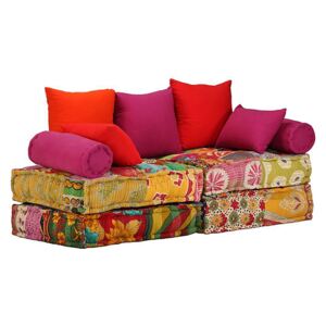 Modułowa sofa patchworkowa Demri 2D