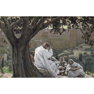 Reprodukcja Christ Foretelling the Destruction of the Temple illustration for 'The Life of Christ' c 1886-94, James Jacques Joseph Tissot