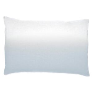 Jasnoniebiesko-biała poszewka na poduszkę z bawełnianego perkalu L'Officiel Interiors, 50x70 cm