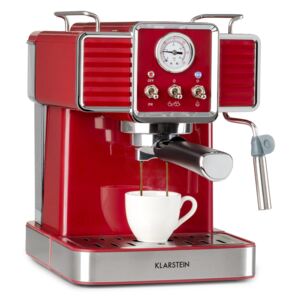 Klarstein Gusto Classico, ekspres do kawy espresso, 1350 W, ciśnienie 20 b, zbiornik na wodę: 1,5 l