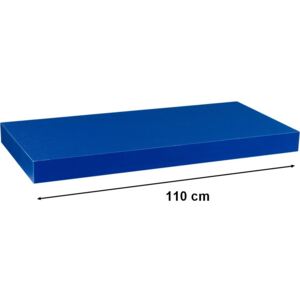 Półka ścienna STILISTA Volato niebieska, 110 cm