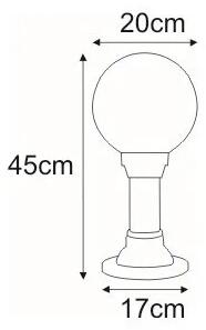 Lampa stojąca ogrodowa niska S512-Paxa - pryzmat