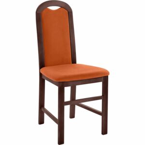 Ponadczasowe, bukowe krzesła w kolorze terra - 2 sztuki