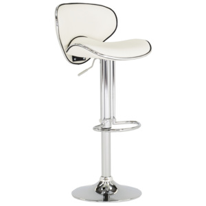 Krzesło barowe Nigella White, l45xA47xH102 cm