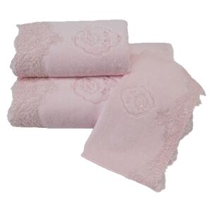 Luksusowy ręcznik kąpielowy 85x150 cm DIANA Różowy