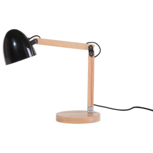 Lampa biurowa czarna - stołowa - nocna - gabinetowa - Niccoletta