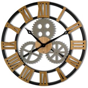 Duży zegar ścienny INDUSTRIAL 80cm