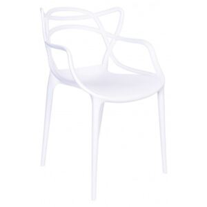 Krzesło ażurowe LILLE białe