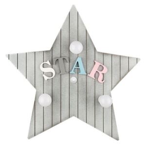 Lampa przyścienna NOWODVORSKI TOY-STAR styl dziecko sklejka,stal lakierowana szary 9293 |30 dni na zwrot|Darmowa wysyłka od 150 zł|rabaty w koszyku