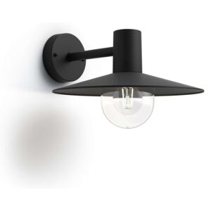 Lampa zewnętrzna ścienna Skua Philips styl industrialny aluminium tworzywo sztuczne czarny 1738230PN