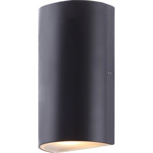Lampa zewnętrzna ścienna LED EVALIA Globo odlew aluminiowy szkło czarny 34154|30 dni na zwrot|Darmowa wysyłka od 150 zł|rabaty w koszyku
