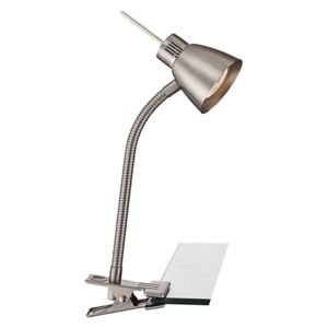 Lampa biurkowa NUOVA GLOBO styl nowoczesny metal nikiel 2476O|30 dni na zwrot|Darmowa wysyłka od 150 zł|rabaty w koszyku