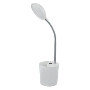 Lampa biurkowa COSMO GLOBO styl nowoczesny plastik biały 58201W|30 dni na zwrot|Darmowa wysyłka od 150 zł|rabaty w koszyku