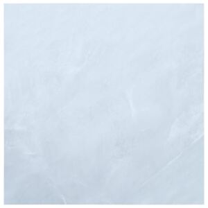 Samoprzylepne panele podłogowe, 5,11 m², PVC, biały marmur