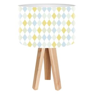 Lampa stołowa MACODESIGN Pastelowe romby mini-foto-259, 60 W