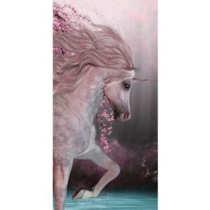 Jerry Fabrics Ręcznik Unicorn roses, 70 x 140 cm
