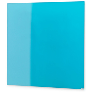 Szklana tablica, 500x500 mm, jasny niebieski